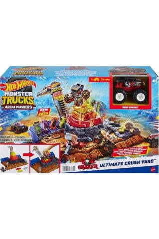 Hot Wheels Monster Trucks Muhteşem Çarpışma Arenası, 4 Yaş Ve Üzeri, Hnb96