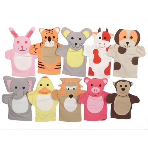 Peluş El Kuklası 5 Asorti