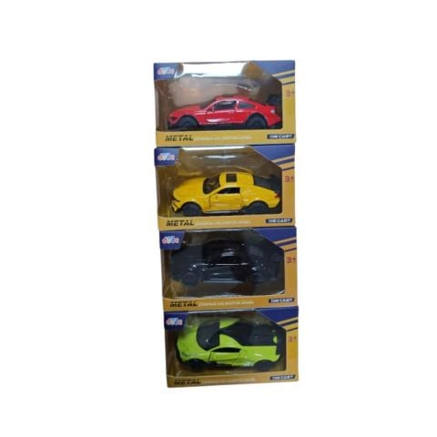 1:43 Çek Bırak Üç Kapılı Metal Araç