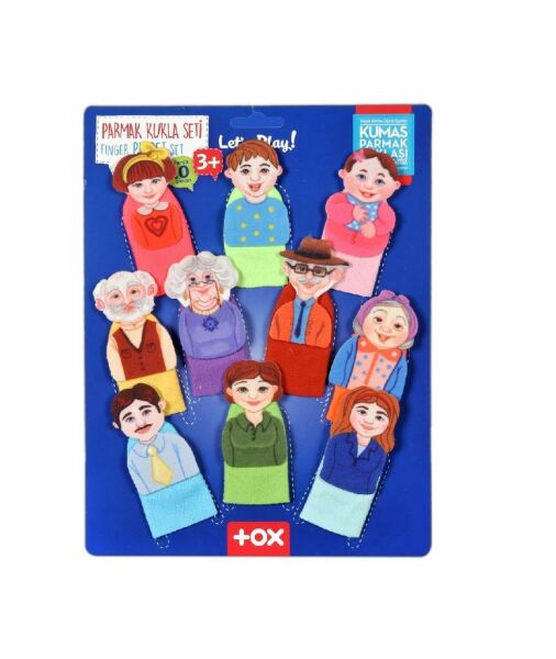 Tox Aile 10 Parça Parmak Kukla