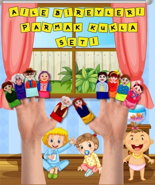 Tox Aile 10 Parça Parmak Kukla