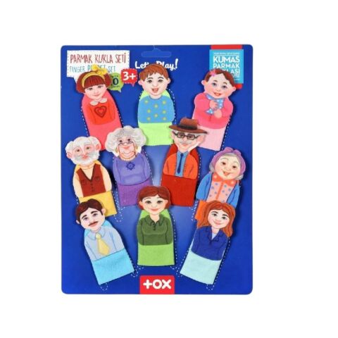Tox Aile 10 Parça Parmak Kukla