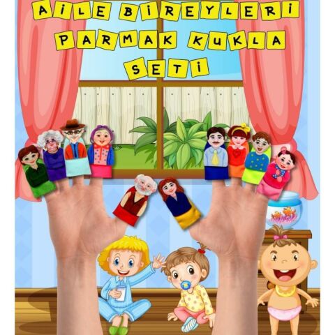 Tox Aile 10 Parça Parmak Kukla