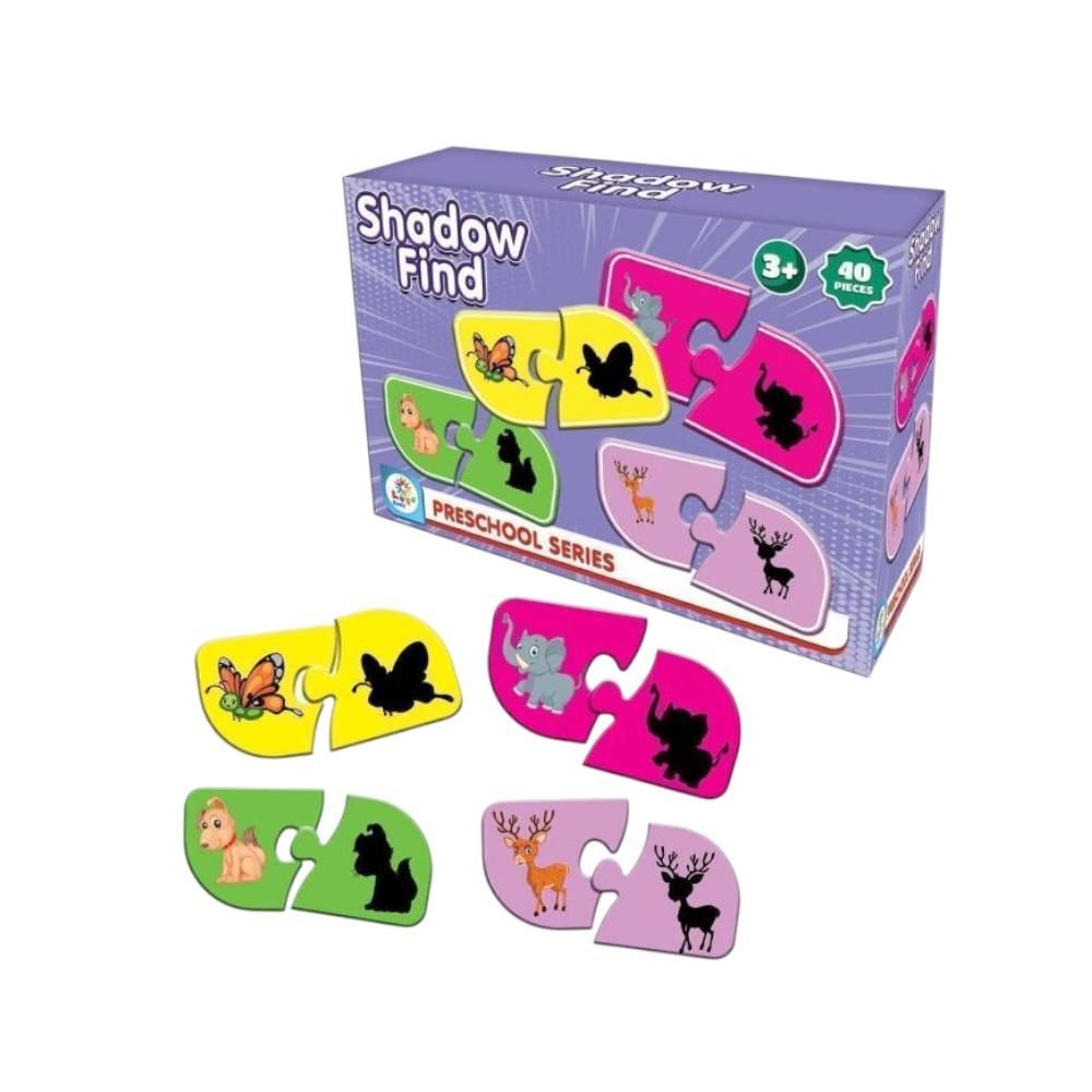 Eğitici Gölge Bulma Oyunu 40 Parça