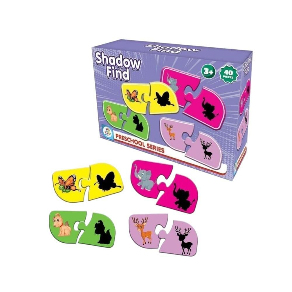 Eğitici Gölge Bulma Oyunu 40 Parça
