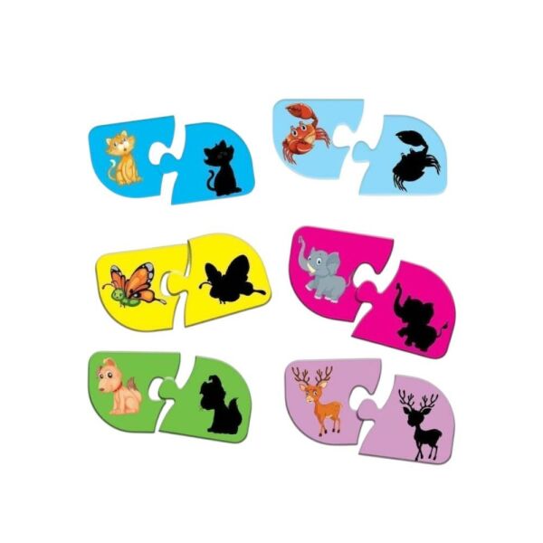 Eğitici Gölge Bulma Oyunu 40 Parça