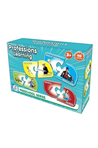 Resimli İngilizce Eğitici Meslekleri Öğreniyorum 40 Parça