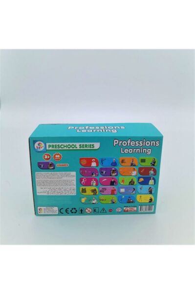 Resimli İngilizce Eğitici Meslekleri Öğreniyorum 40 Parça