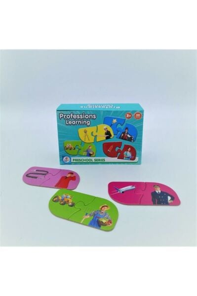 Resimli İngilizce Eğitici Meslekleri Öğreniyorum 40 Parça