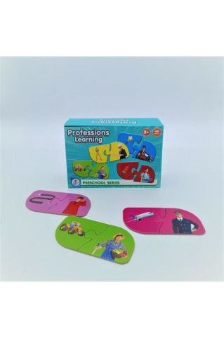 Resimli İngilizce Eğitici Meslekleri Öğreniyorum 40 Parça