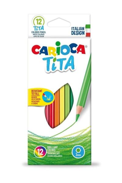 Carioca Tita Kuru Boya Kalemi 12 Renk
