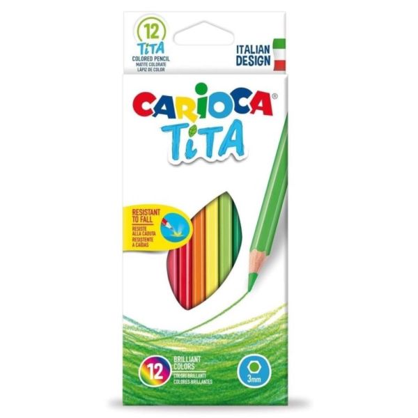 Carioca Tita Kuru Boya Kalemi 12 Renk