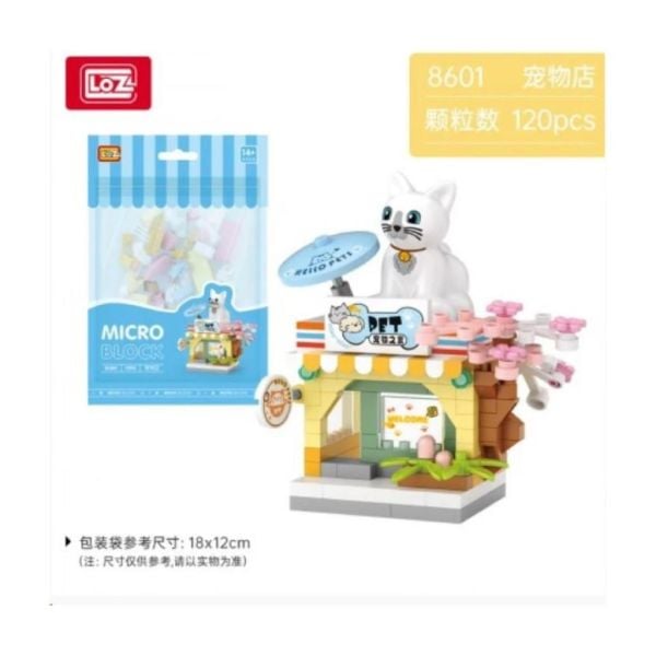 Loz 8601 Mikro Blok Çanta Pet Shop