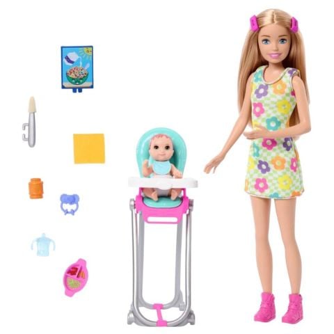 Barbie Bebek Bakıcısı Oyun Set 3