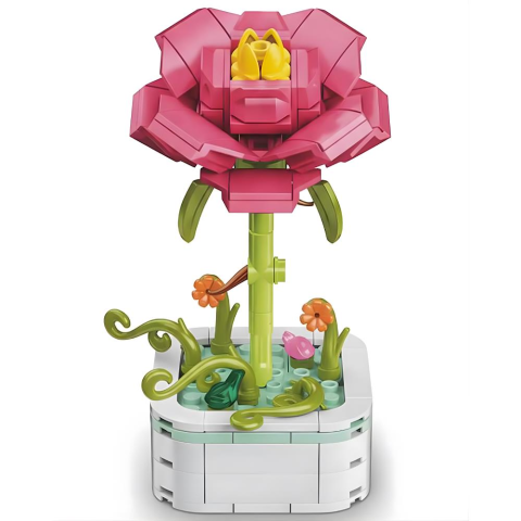 Dostoys Yapı Taşı Serisi Çiçek Yapım Seti Şakayık