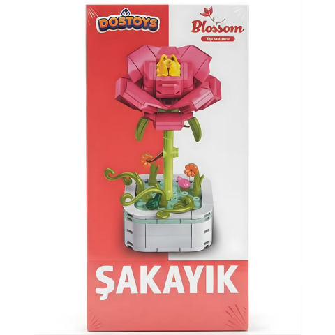 Dostoys Yapı Taşı Serisi Çiçek Yapım Seti Şakayık