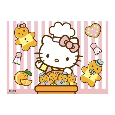4 Puzzle Tek Kutuda Hello Kitty 12/16/20/24