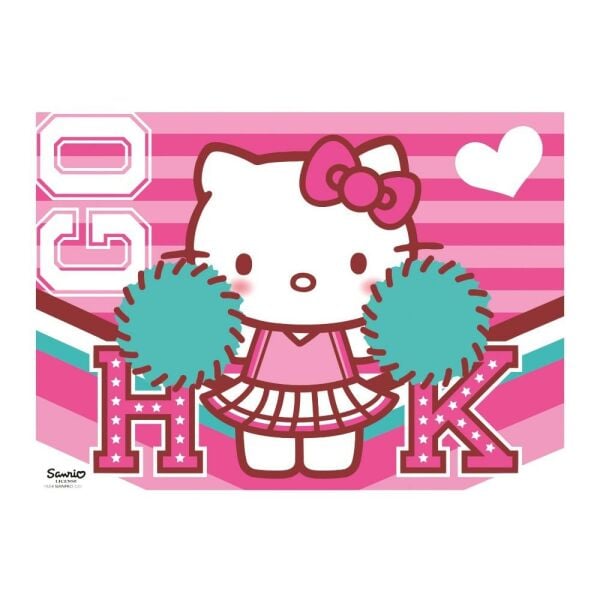 4 Puzzle Tek Kutuda Hello Kitty 12/16/20/24