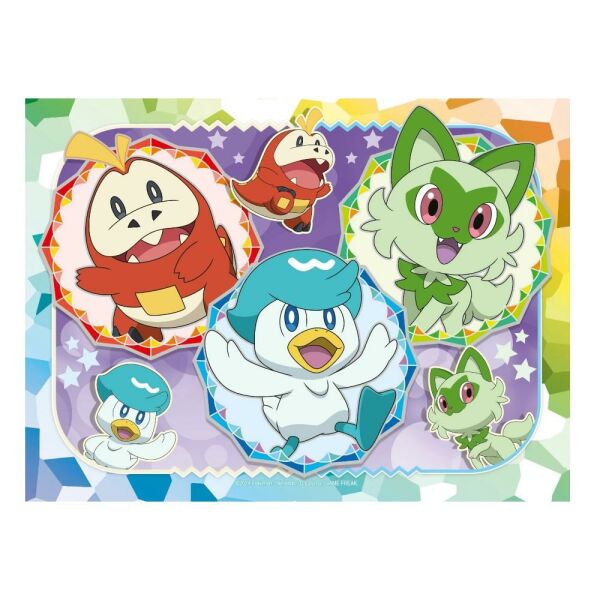 4 Puzzle Tek Kutuda Pokemon 12/16/20/24