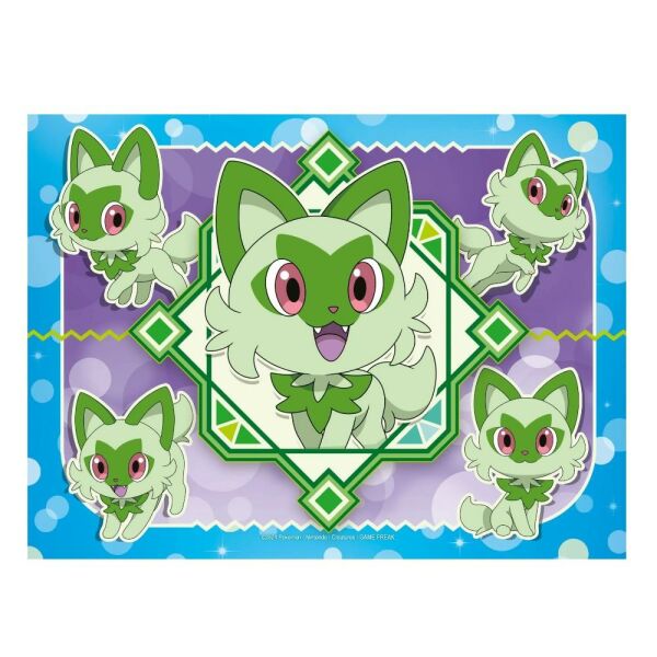 4 Puzzle Tek Kutuda Pokemon 12/16/20/24