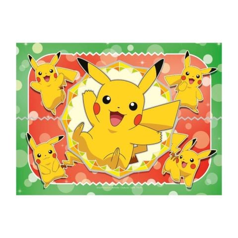 4 Puzzle Tek Kutuda Pokemon 12/16/20/24