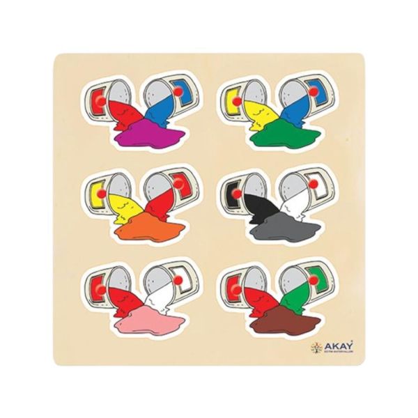 Ahşap Puzzle 30*30 Renkler