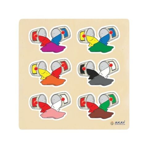 Ahşap Puzzle 30*30 Renkler