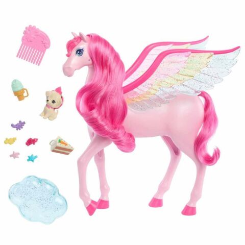 Barbie Sesli ve Işıklı Magic Pegasus ve Aksesuarları HLC40
