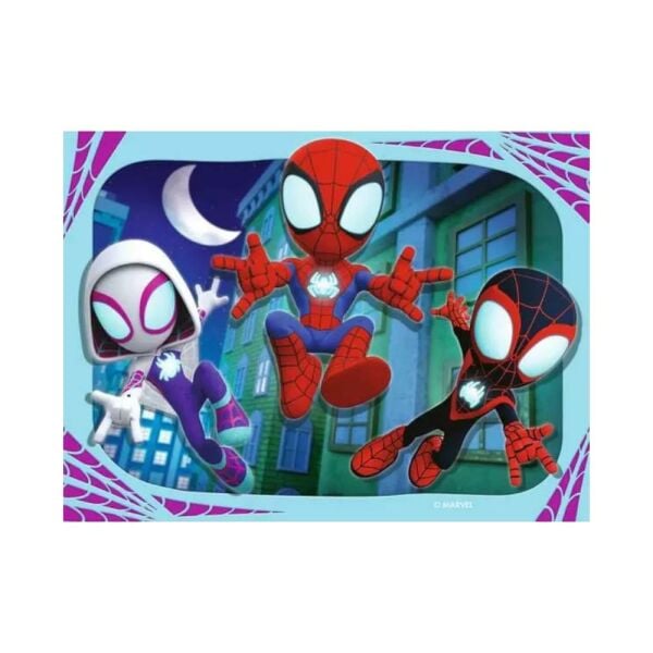 Örümcek Adam ve Muhteşem Arkadaşları 4'ü 1 Arada Yapboz Bulmacaları