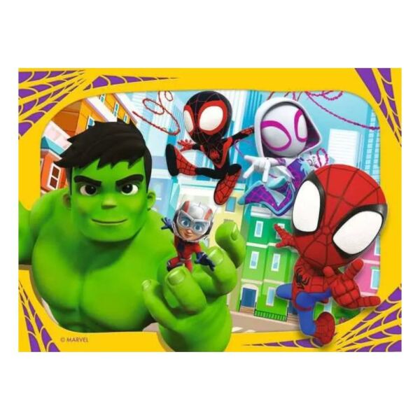 Örümcek Adam ve Muhteşem Arkadaşları 4'ü 1 Arada Yapboz Bulmacaları