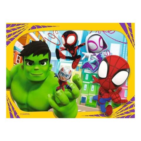 Örümcek Adam ve Muhteşem Arkadaşları 4'ü 1 Arada Yapboz Bulmacaları