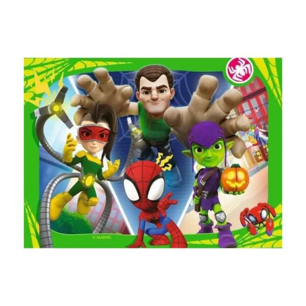 Örümcek Adam ve Muhteşem Arkadaşları 4'ü 1 Arada Yapboz Bulmacaları