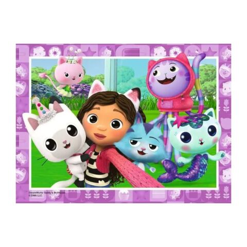4 Puzzle Tek Kutuda Gabby's Dollhouse 12/16/20/24