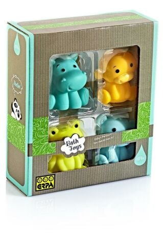 Banyo Oyuncakları 4 Lü Komik Hayvanlar