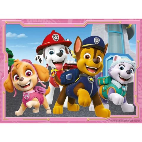 4 Puzzle Tek Kutuda Paw Patrol 12/16/20/24