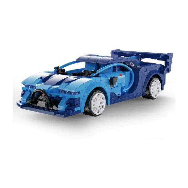 C51073W Mavi Yarış Arabası – 325 Parça, Rc & Uygulama Kontrollü, 1:20 Ölçekli Model