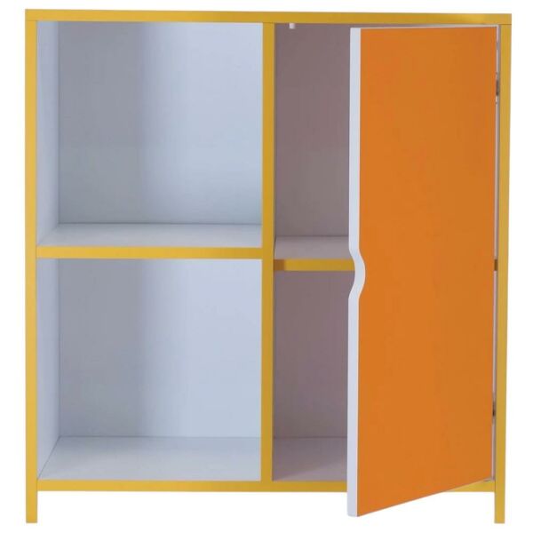 2 Raflı 1 Kapaklı Dolap - Anaokulu Sınıf Dolabı