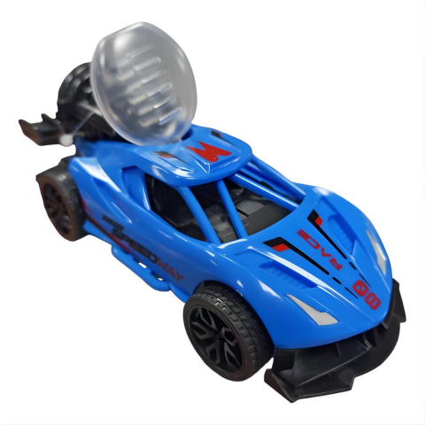 Duman Çıkaran Sesli Işıklı Araba 6'lı Display