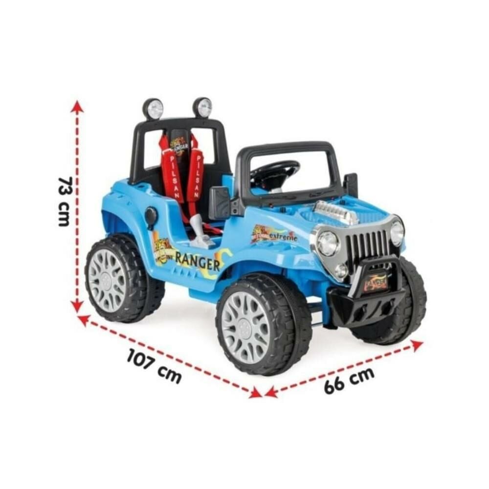 Ranger Akülü Jip / 12 Volt (Uzaktan Kumandalı) Metalik Mavi