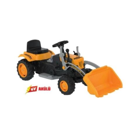 Excavator Traktör Kepçeli 6 V Akülü Araç