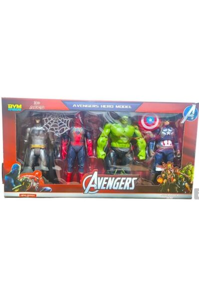 Yenilmez kahraman 4 lü set Avengers