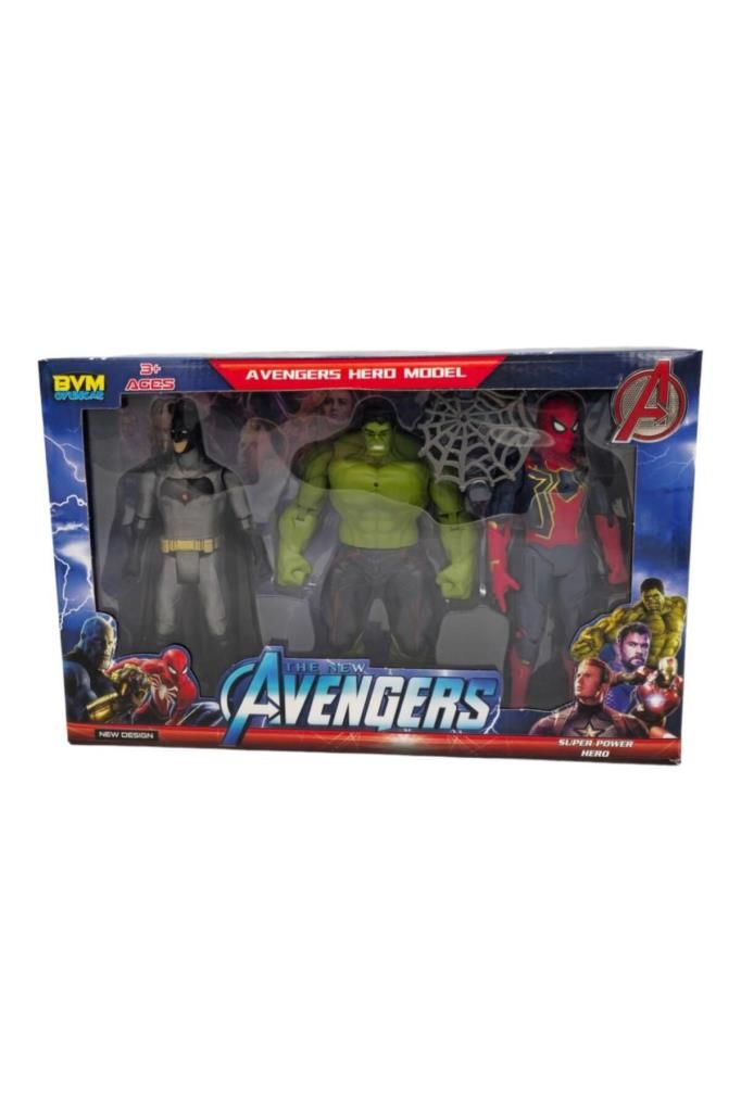 Yenilmezler Üçlü Kutulu Kahraman Seti