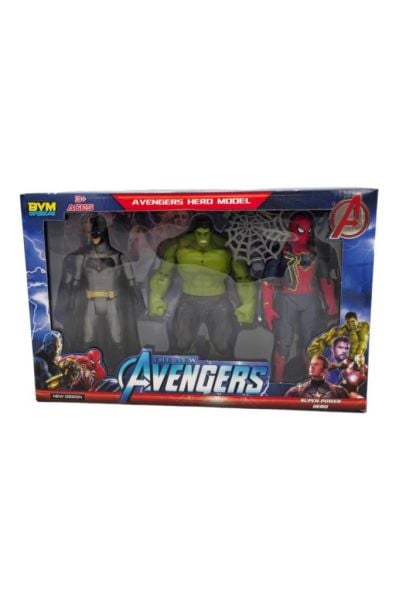 Yenilmezler Üçlü Kutulu Kahraman Seti