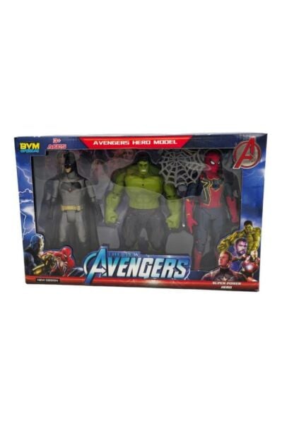 Yenilmezler Üçlü Kutulu Kahraman Seti