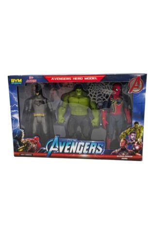 Yenilmezler Üçlü Kutulu Kahraman Seti