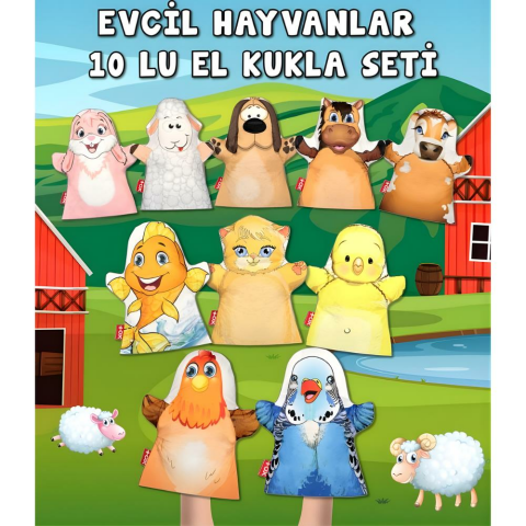 Evcil Hayvan +3 Yaş 10'lu El Kukla