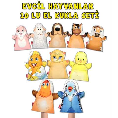 Evcil Hayvan +3 Yaş 10'lu El Kukla