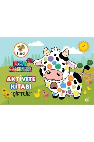LİNO DOT MARKERS BOYAMA KİTABI ÇİFTLİK