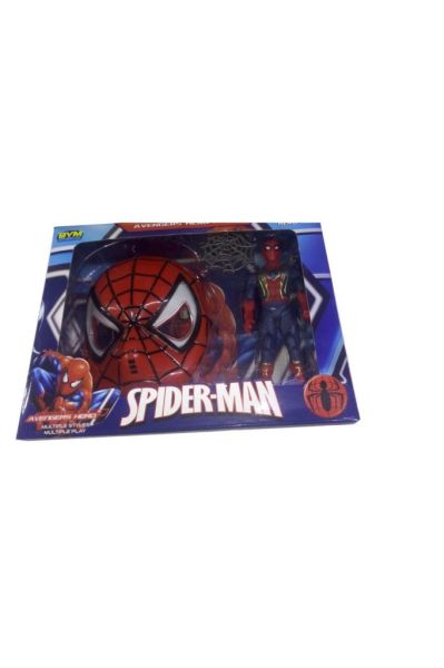 Spiderman Figür ve Maske Oyun Seti