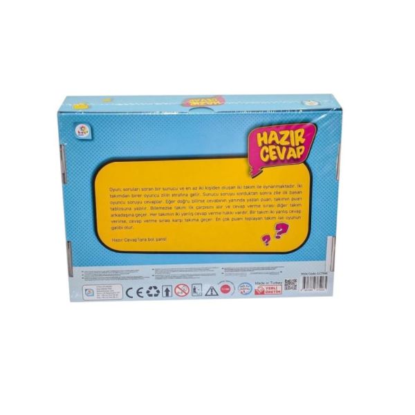 Hazır Cevap Kutu Oyunu